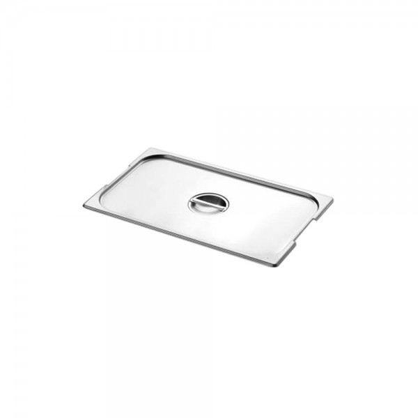 Tampa de Inox 1/6 com Recorte para Cuba de Inox co...